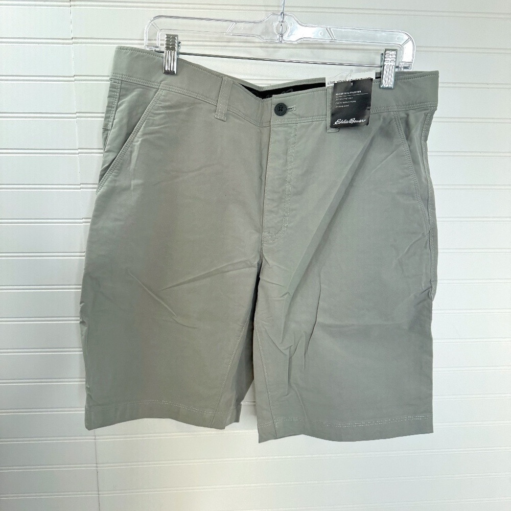 NEW Eddie Bauer Voyager Flex Chino Short 34